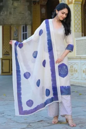 3 Pcs Women’s Stitched Lawn Printed Suit for Summer | Rosa Lifestyle Hub