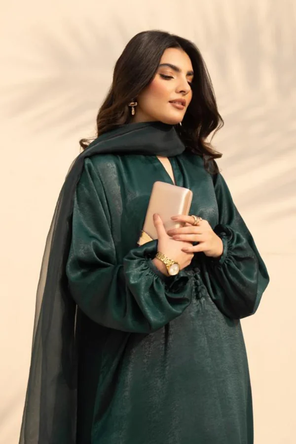 Zamurrad – Teal Green Velvet Silk Suit 4 Zamurrad – Teal Green Velvet Silk Suit 4