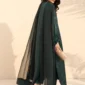 Zamurrad – Teal Green Velvet Silk Suit 4