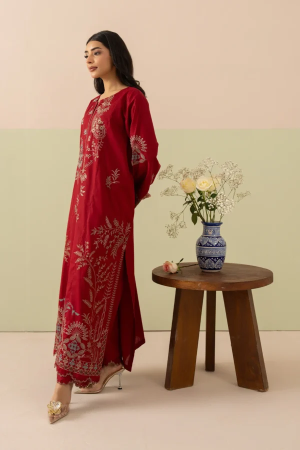 Mehrish – Embroidered Cotton 2-Piece Suit 1 Mehrish – Embroidered Cotton 2-Piece Suit