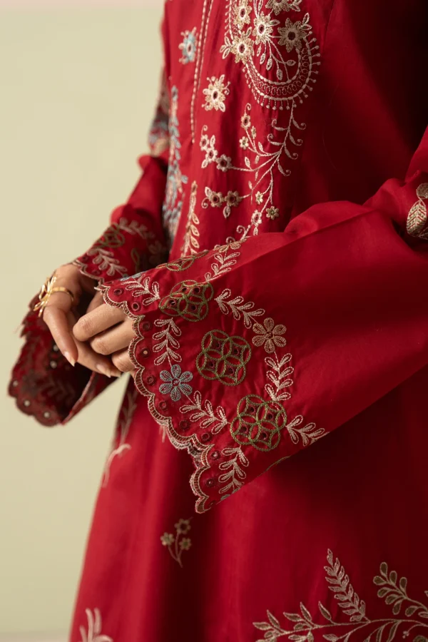 Mehrish – Embroidered Cotton 2-Piece Suit 3 Mehrish – Embroidered Cotton 2-Piece Suit