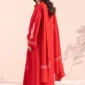 Nayab – Fresh Red Embroidered Cotton 3-Piece Suit 3
