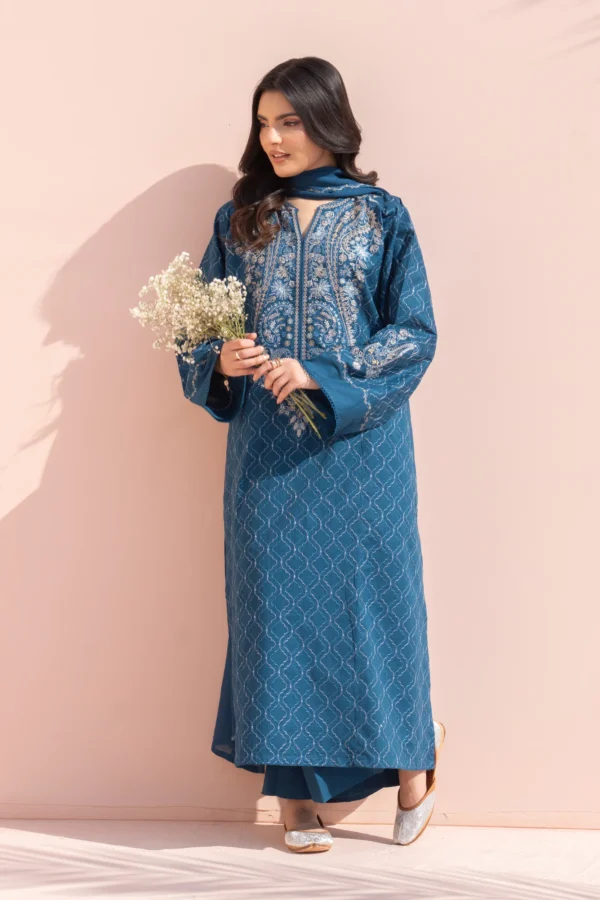 Rayana – Dusty Pink Sequin Embroidered 3-Piece Suit Rayana – Dusty Pink Sequin Embroidered 3-Piece Suit