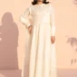 Sabeen - Ivory Embroidered Pishwas 3-Piece Suit 1