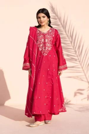 Solana – Dusty Pink Sequin Embroidered 3-Piece Suit