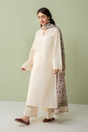 Elena Creamy White 3 Piece Suit