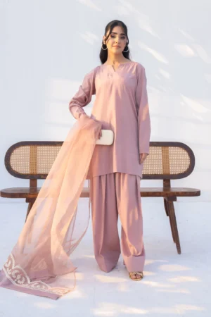 Zarina Orchid Pink 3 Piece Suit